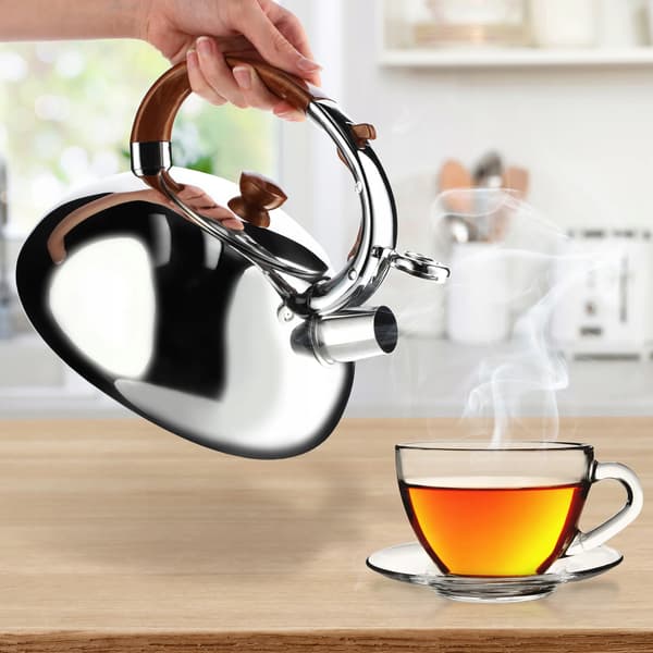 Kedel, Rustfrit Stål, 2,5L Kapacitet,Sølv