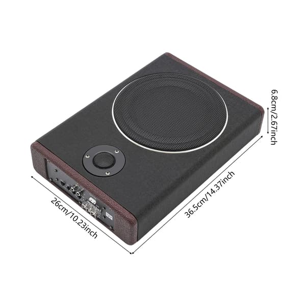 Subwoofer, Slim Design, Kraftfull Basutgång,8"