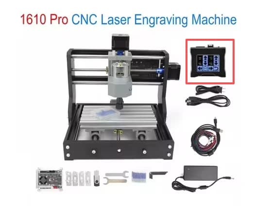 CNC-fräsmaskin, 3-axlig kontroll, kompakt design,Touch Controller, Ingen laserhuvud-a