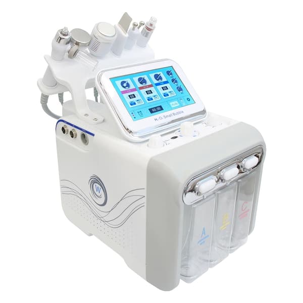Oxygen Boble Maskine, Hudfornyelse, Hydrering Behandling,6 I 1 Grå