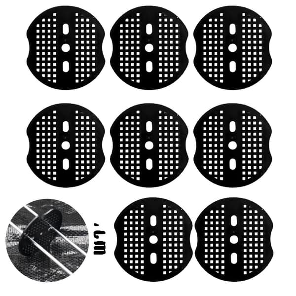 Haveartikler, Holdbart Plastik, Sikker Jorddækning,sort-b, 100PCS-a