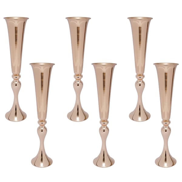 Vase, Elegant Design, Holdbart Materiale,Rosen Guld