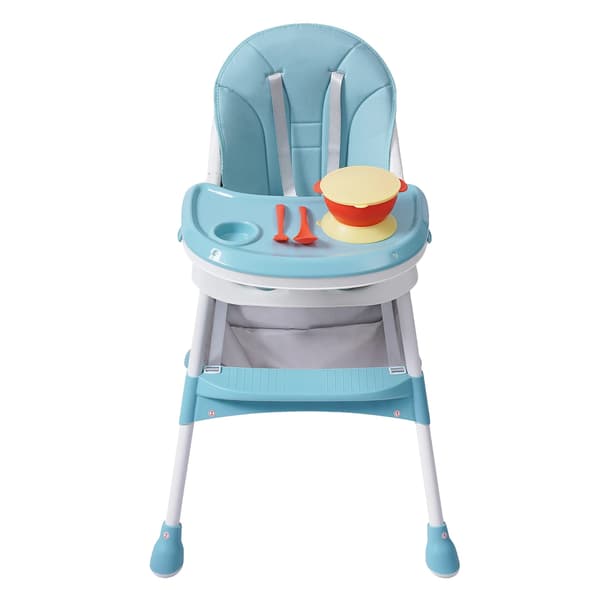 Babystol, Justerbar Höjd, Säkerhetsfunktioner,grön
