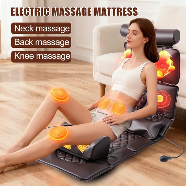 Massage-madrass, värmefunktion, mångsidig användning,EU PLUG
