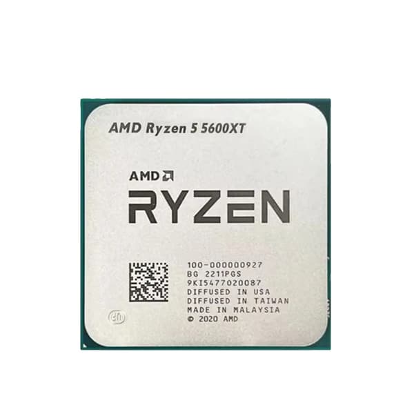 Skrivbords-CPU-processor, 6-kärnig, 4,7 GHz max boost, 3,7 GHz bas, L3-cache 32MB, AM4-sockel