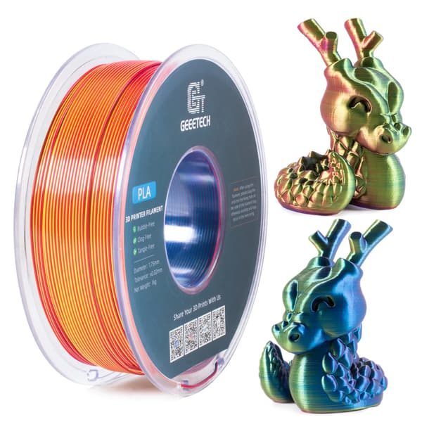 3D Filament, PLA Material, Förbättrad Hållfasthet,Röd Gul Blå