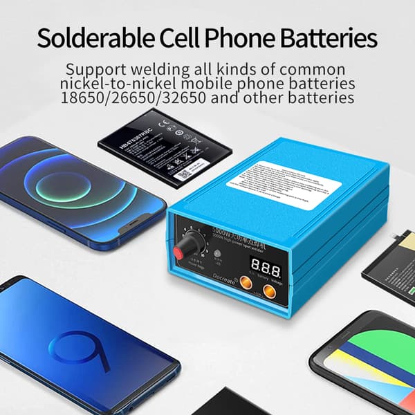 Punktsvejser, Justerbar Strøm, Høj Effektivitet,blå