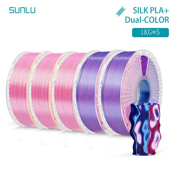3D Filament, PLA Material, Dubbel Färg,3RD 2DL