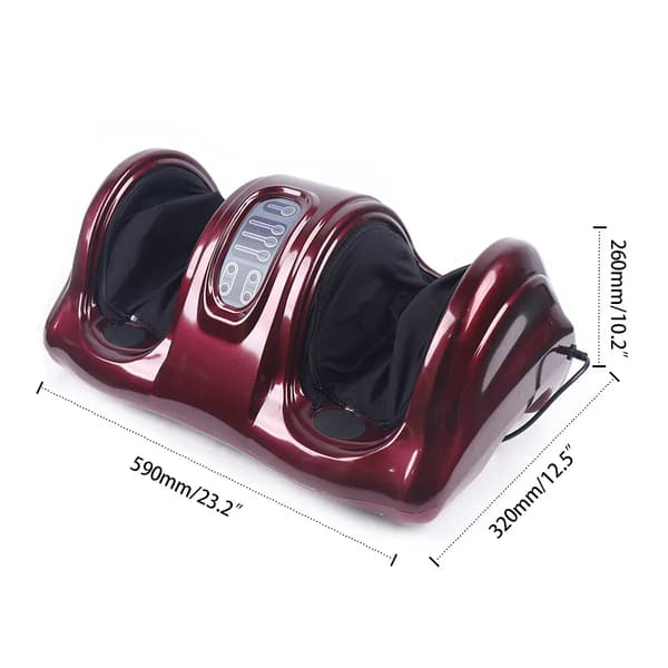 Fodmassageapparat, Flere massageindstillinger, Kompakt design,EU stik