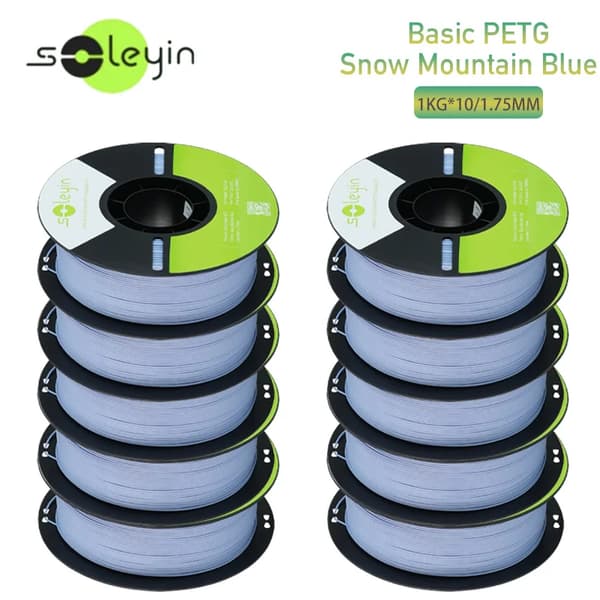 3D-skrivarfilament, hög hållfasthet, vridningsfritt,Snöberg Blå