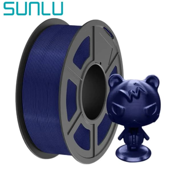 3D Filament, TPU Material, Glänsande Yta,mörkblå