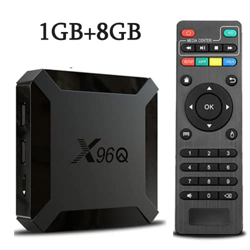 Smart TV Box, Quad Core-processor, 4K-strömning,EU Plug-a, 1G 8G TV Box