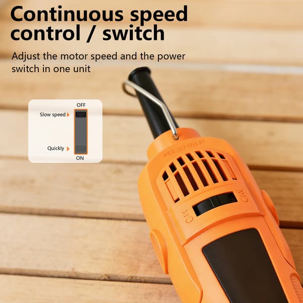 Elektrisk Borr, Kompakt Design, Multi-Tool Kompatibilitet,EU, 92-delars set