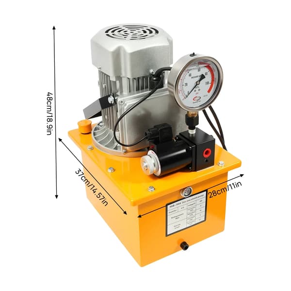 Hydraulisk Pump, 750W Effekt, 7L Oljevolym,220V, EU