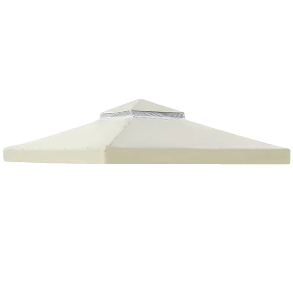 Paviljongtak, Vattentät Design, Förbättrad Luftflöde,3m * 3m-e, Uppgraderad Beige