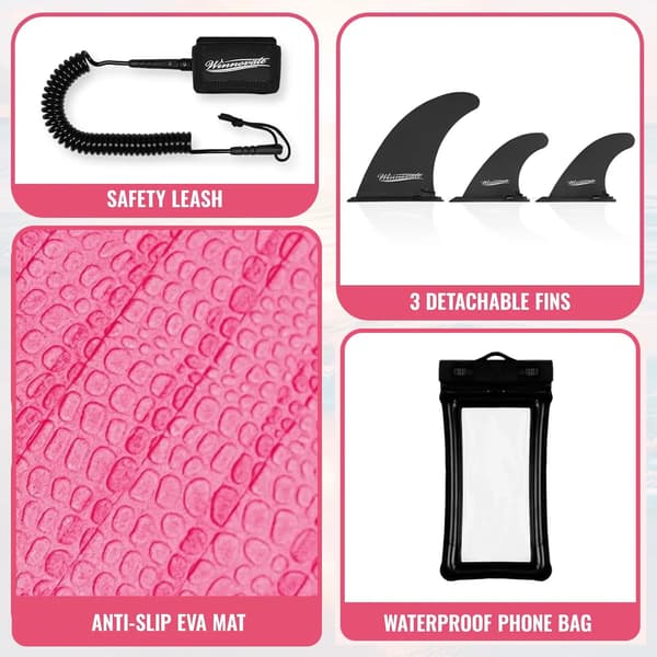 Stand Up Paddle Board, Ultra Bred Design, Maximal Lastkapacitet 230 kg,W018