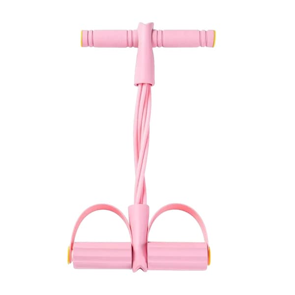 Yoga Motståndsband, Elastiskt Material, Hemmagym Utrustning,Rosa