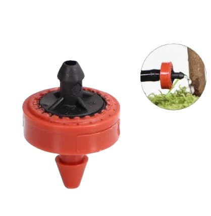 Droppbevattningsregulator, tryckkompenserande, justerbar flödeshastighet,200PCS