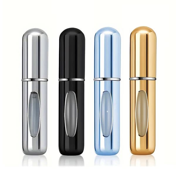 Genopfyldbar væskebeholder, 5 ml kapacitet, bærbart design,4Pcs Sub-Flaske