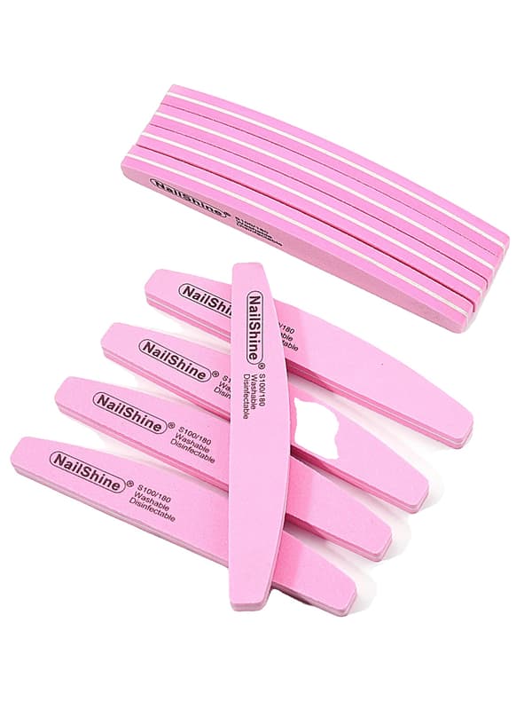 Neglefil, Professionel Kvalitet, Multi-Stykke Sæt,Pink 10pc