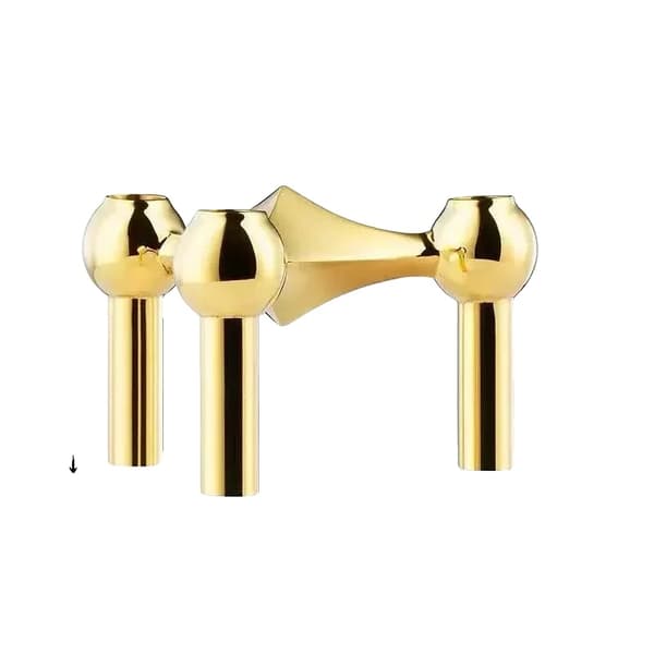 Ljuslykta, Modern Stål Design, Mångsidig Heminredning,1PCS Guld