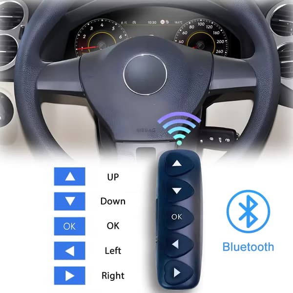 Ratkontrolknapper, Digitalt Dashboard Kontrol, Nem Installation,kontrolknapper