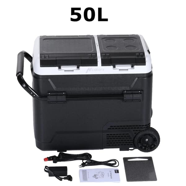 Bärbar Kylskåp, Dubbelzon Kylning, Bluetooth Kontroll,50L