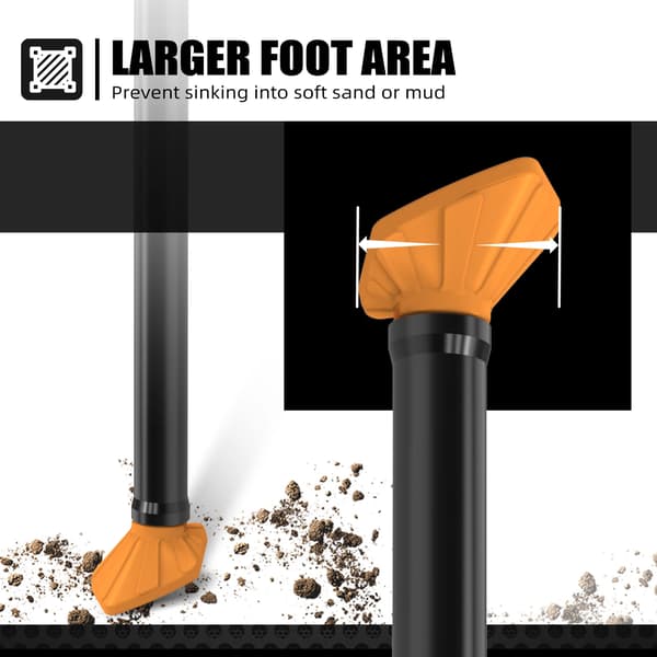 Kickstand, Holdbart Aluminium, Nem Installation,BLO