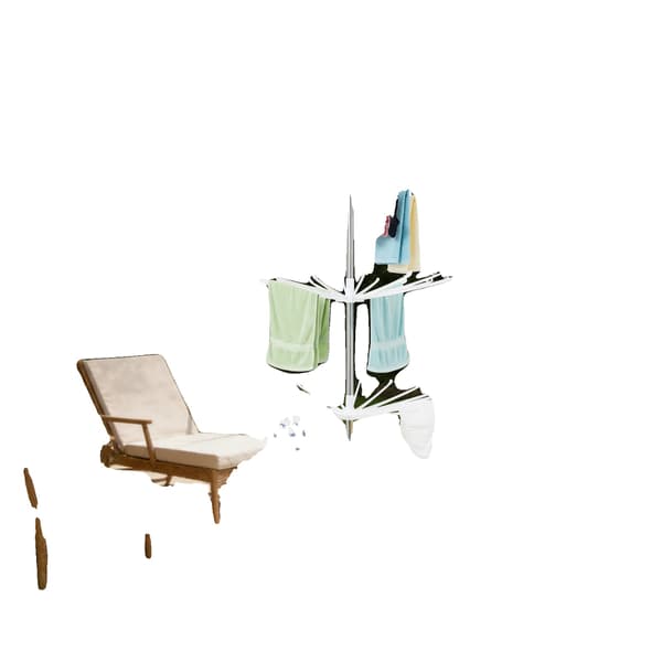 Tørrerack, Foldbart, Pladsbesparende Design,HVID, 24