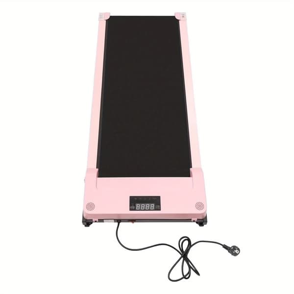 Elektrisk Löpband, Fällbar Design, LED-display,Rosa