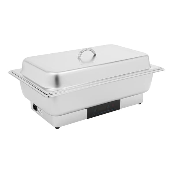 Elektrisk Chafing Dish, Rustfrit Stål, Intelligent Touchscreen Kontrol,Sølv