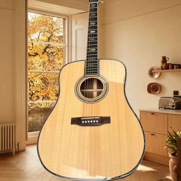 Folk Guitar, Solid Top, Fast Bro,GUL