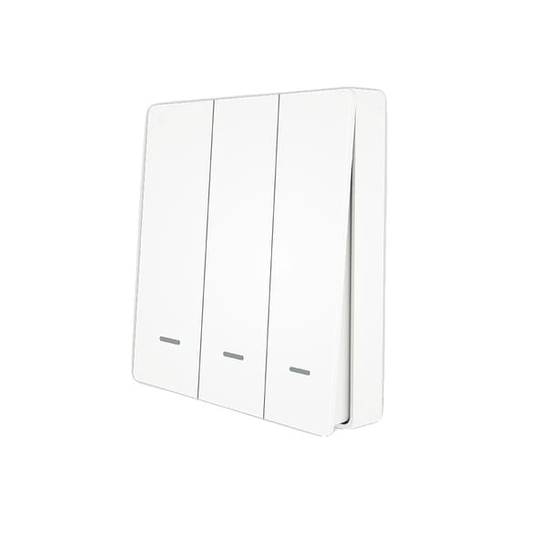 ZigBee Scene Switch, Trådløs Kontrol, Tilpasselig Automatisering,3 GANG
