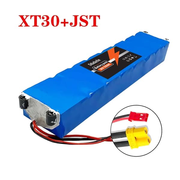 Litiumjonbatteripack, 10000mAh kapacitet, 36V konfiguration,XT30 JST