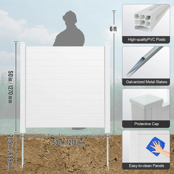 Utomhus Integritetsskärm, Vindresistent Design, Hållbart Material,50x50in 2sidor