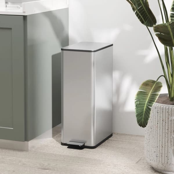 Soptunna, Rostfritt Stål, Fotpedalsdrift,20L
