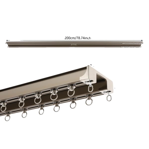 Gardinstang, Loftmonteret, Holdbart Aluminiumlegering,Guld