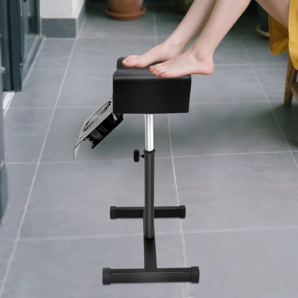 Pedicure Stol, Højdejusterbar, Ergonomisk Design,sort