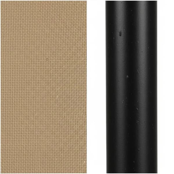Haveparasol, Metal Konstruktion, Nem Samling,Khaki