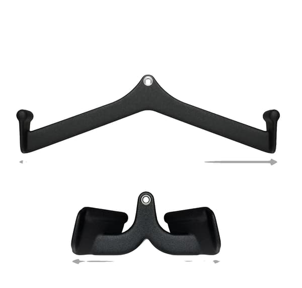 Lat Pulldown Bar, Tungt Stål, Halkfri Gummigrepp,BT024