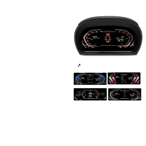 Digital instrumentpanel, 11 tum skärm, 1920 x 720 upplösning,3 Serien E90 E91 E92 E93