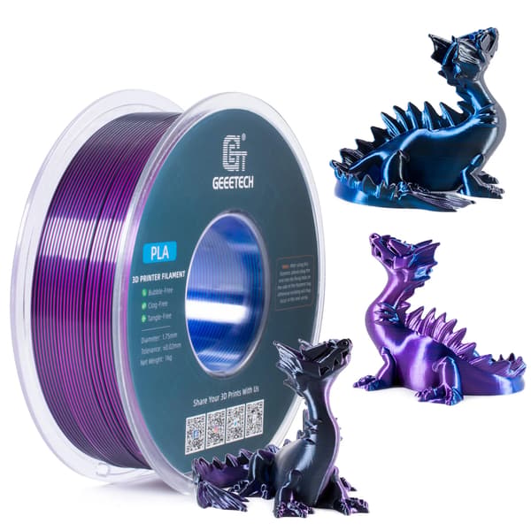 3D Filament, PLA Material, Forbedring af Styrke,Blå Lilla Sort