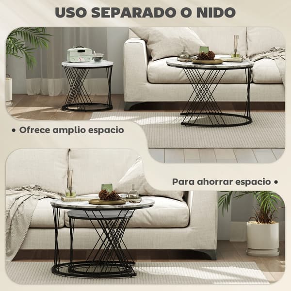Kaffebord, Nesting Design, Moderne Minimalistisk Stil,LYS GRÅ