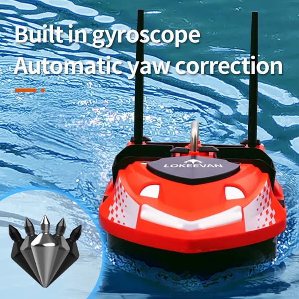 Fiskebaitbåd, GPS-navigation, 12000mAh batteri,2026 Ny Version