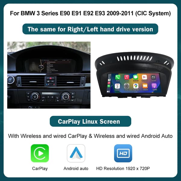 Multimedia Skærm, Trådløs CarPlay, Android Auto Kompatibilitet,CIC-system