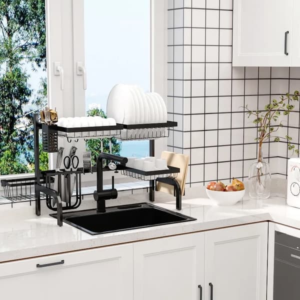 Diskställ, 2-nivådesign, modulär stålstruktur,armégrön
