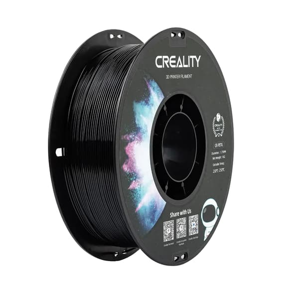 3D Print Filament, PETG Material, 1,75 mm Diameter,Sort
