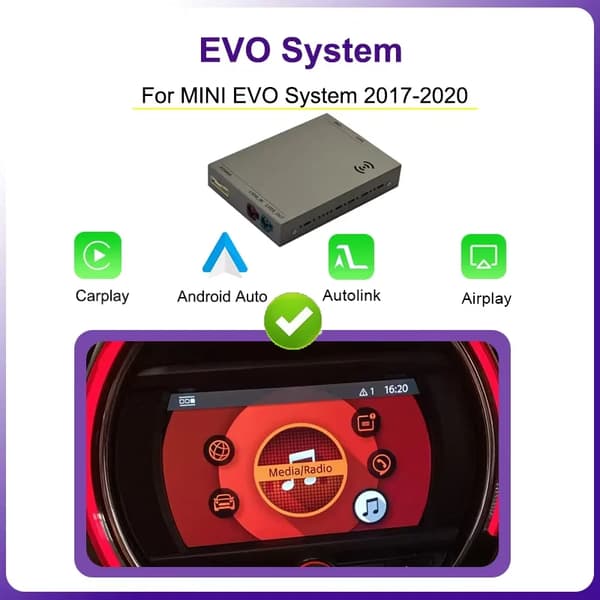Trådløs CarPlay Android Auto Decoder, Skærmspejling, Multi-enheds Integration,EVO System