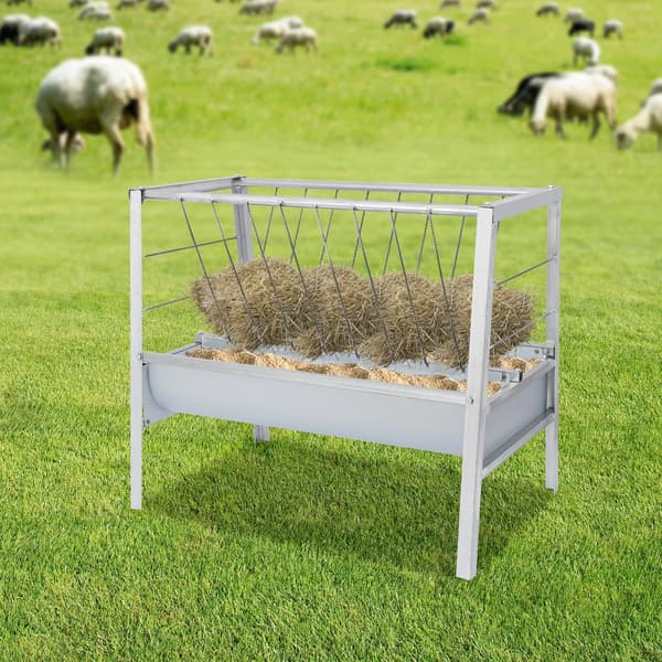 Gettfodrare, Stort Kapacitet, 2-i-1 Design,Silver