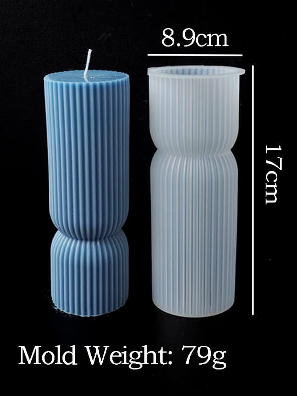 Stearinlysform, Fleksibel Silikone, Nem at Bruge,002